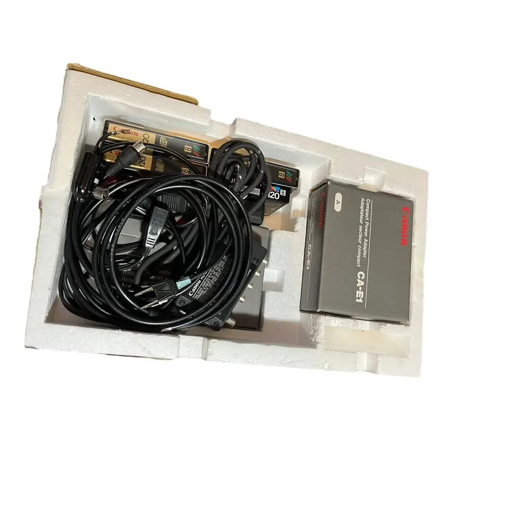 Vintage Canon AK-E1A Accessory Kit CA-E1, BC-E1,‎ RU-E1 and more